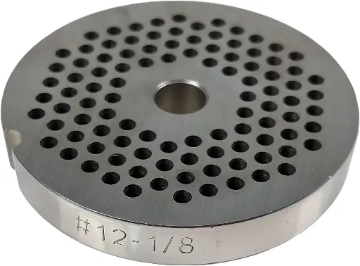 [3573] 1/8" Stainless Steel Meat Grinder Plate #12