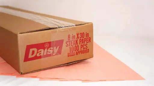 [5114] 10 X 30 Pink Steak Paper 1000 Pcs
