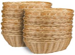 [2104] 16" Oval Rattan Basket