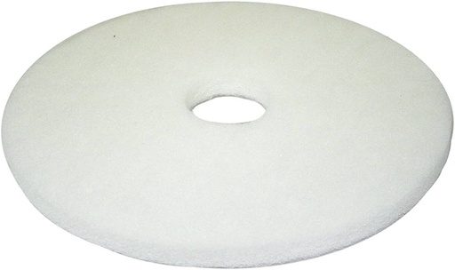 [4733] 17 Inch White Polishing Pad
