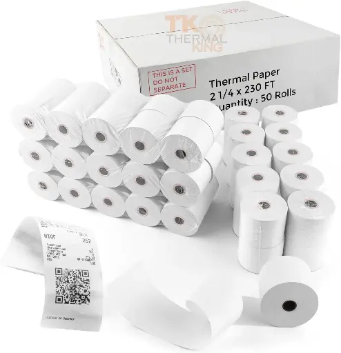 [156] 2-1/4 Inch X 230 Ft. Thermal Paper Roll