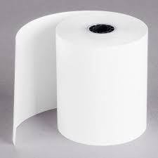 [1347] 2.75" x 165' Single Ply White Bond Roll Paper