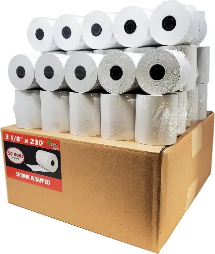 [3481] 3-1/8 Inch X 230 Ft. Thermal Paper Roll