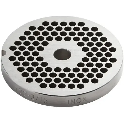 [4777] 3/16" Stainless Steel Grinder Plate #22