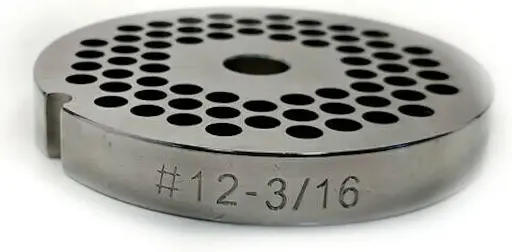 [3567] 3/16" Stainless Steel Meat Grinder Plate #12