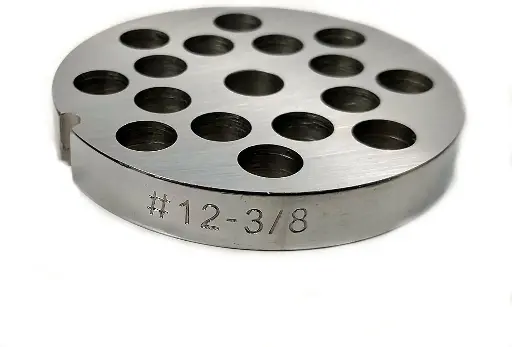 [3044] 3/8" Stainless Steel Meat Grinder Plate #12