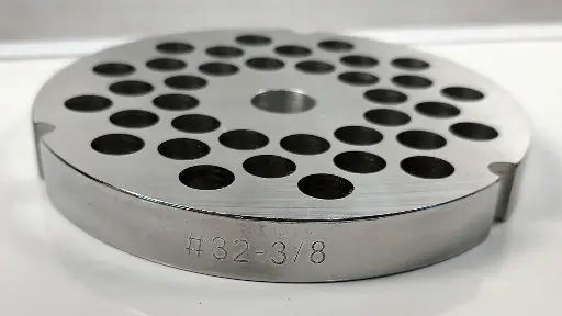 [3109] 3/8" Stainless Steel Meat Grinder Plate #32