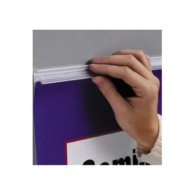 [1449] 48" Banner or Sign Holder with Adhesive