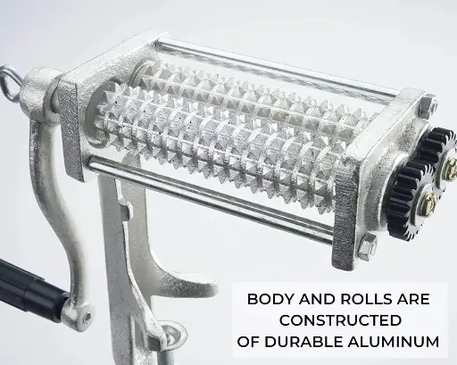 [4234] 6" Aluminum Meat Cuber and Tenderizer Attachment