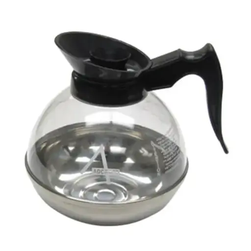 [4574] ADCRAFT CDP-BK 64 Oz Black Clear Coffee Decanter