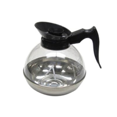[4574] ADCRAFT CDP-BK 64 Oz Black Clear Coffee Decanter
