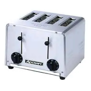[4563] ADCRAFT CT-04/2200W Stainless Steel 4 Slot Toaster