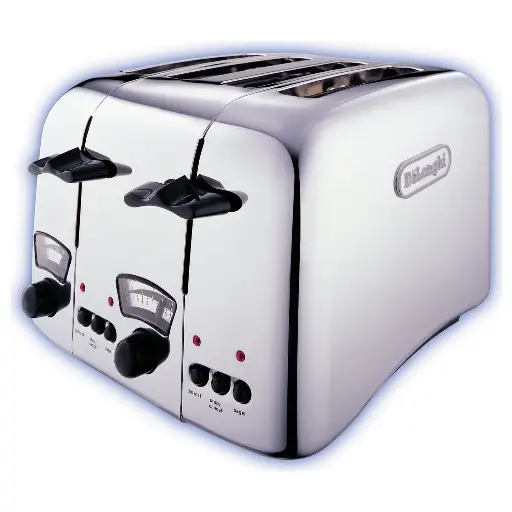 [4563] ADCRAFT CT-04/2200W Stainless Steel 4 Slot Toaster