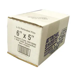 [1655] AEP L-15 6 x 5 Inch Perforated Meat Film