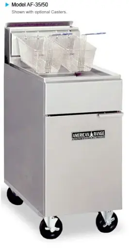 [4645] American Range AF-35/40 35-50 Lbs. Deep Fryer LPG