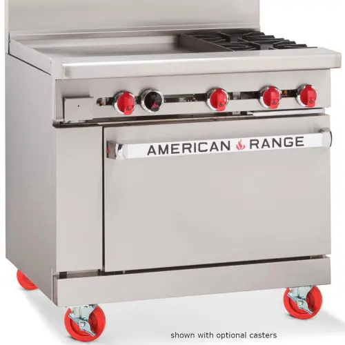 [4334] American Range AR-24G-2B 36" Range with Griddle
