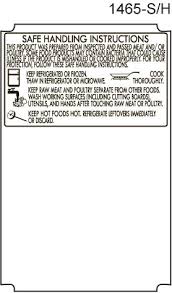 [3210] Avery Berkel CX-17 76mm Scale Label Safe Handling Print