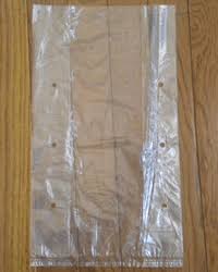 [360] BUTTERFLY Poly Bag 6 X 3 X 15 Clear Gusseted 1.5 MIL, Vented