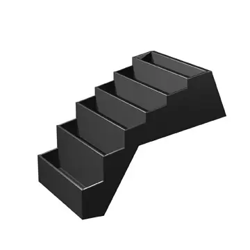 [2114] Black Asparagus Riser 24" x 32" x 26"