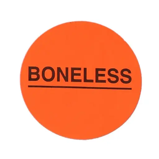 [676] Boneless Printed Round Label Sticker