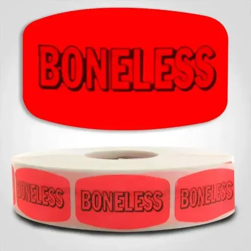 [676] Boneless Printed Round Label Sticker