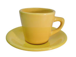 [4518] CAC China LV-1-Y 7.5 Oz Yellow Tall Cup