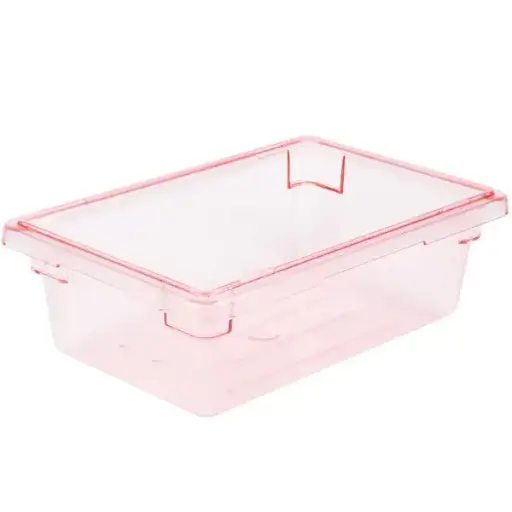 [4343] CAMBRO 12186CW Red Food Box 12" x 18" x 6"