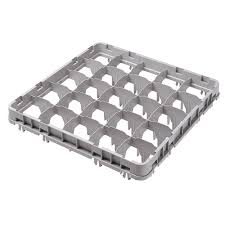 [6383] CAMBRO 25E4151 Glass Rack 25 Comp Gray EXTEND