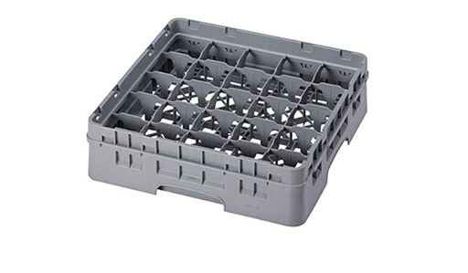 [6169] CAMBRO 25S900 Glass Rack 25 Comp Gray