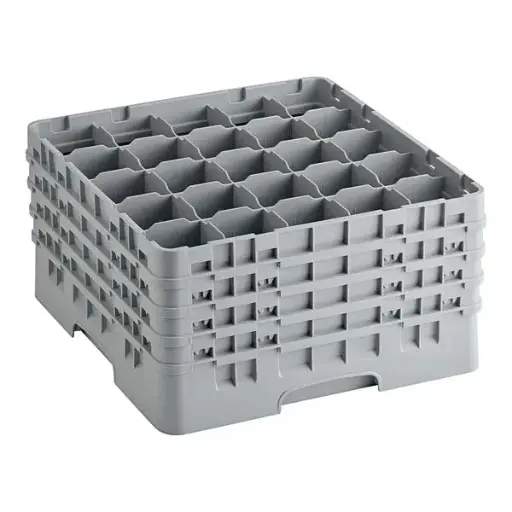 [6169] CAMBRO 25S900 Glass Rack 25 Comp Gray