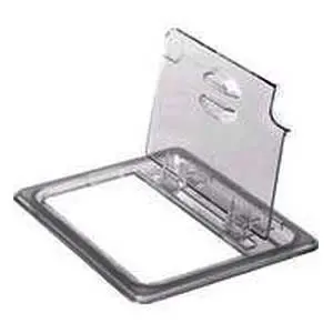 [6144] CAMBRO 60CWLN-135 Food Pan Clear 1/6 Hinge Notch