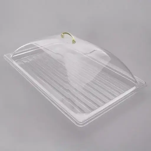 [3262] CAMBRO DCC5 Clear Tulip Cover Display 10" x 6"