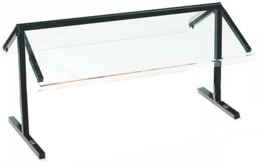 [1529] CARLISLE 9148 Aluminum Sneeze Guard for Buffet Bar