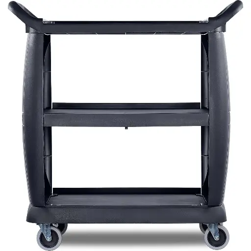 [1652] CARLISLE CC203603 Black Bus Cart 18" x 36"