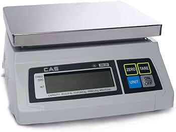 [3495] CAS PWII-10 10 Lbs Stainless Steel Portion Scale