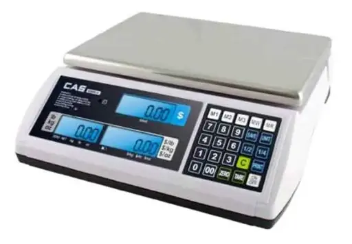 [3490] CAS S2JR30 30 Lbs Printer Price Calculating Scale