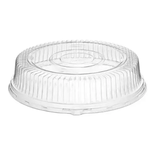 [2889] CaterLine A18PETDM Catering Tray Clear Dome Lid 18" Round
