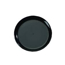 [4736] CaterLine A712PBL25 Serving Tray 12" Black Round
