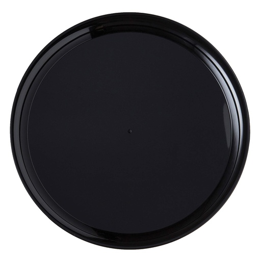 [2890] CheckMate A918BL25 Serving Tray 18" Black Round With High Edge
