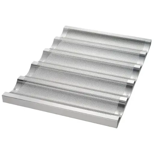 [2792] Chicago Metallic 45505 5 Moulds Baguette Bread Pan