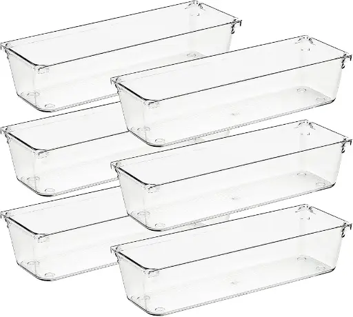 [4094] Clear Acrylic Bin 7" x 28" x 8" Insert