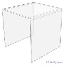 [1269] Clear Acrylic Display Riser 6 x 6 x 6