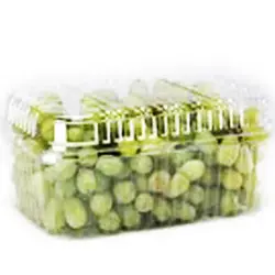 [747] Clear Grape Container With Tripple Lock