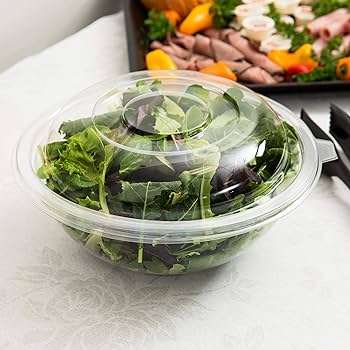 [2715] Clear Salad Bowl 80oz
