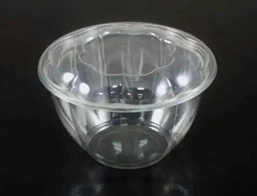 [1092] Clear Salad Bowl with Lid 32oz