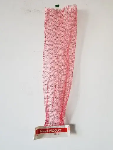 [2449] Conwed Vexar¬Æ Produce Net Bag Red with Header 5.5" x 17" - 1000 / Case