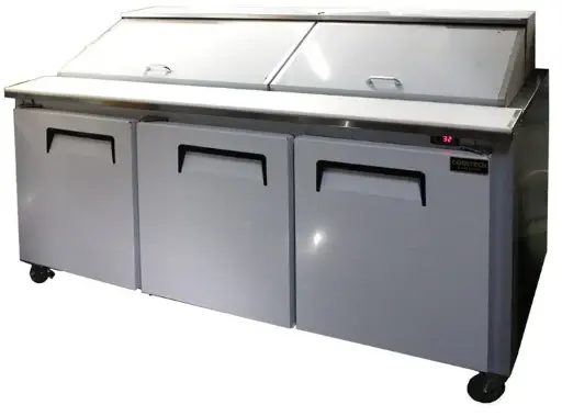 [3002] Cooltech CMPH-72BMB 3-Door Sandwich Prep Table 72"