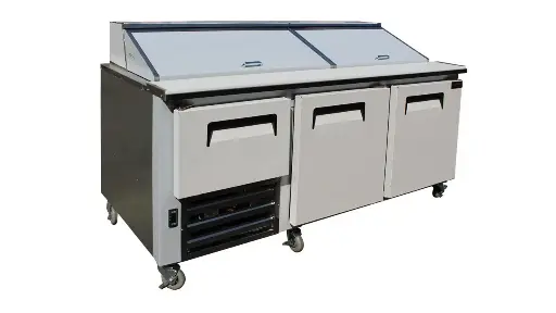 [2986] Cooltech CMPH-84BM 2.5 Door Refrigerated Sandwich Prep Unit 84"
