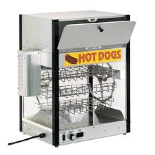 [4140] Cretors HD-ECH-1700 Hot Dog Cooker and Bun Warmer