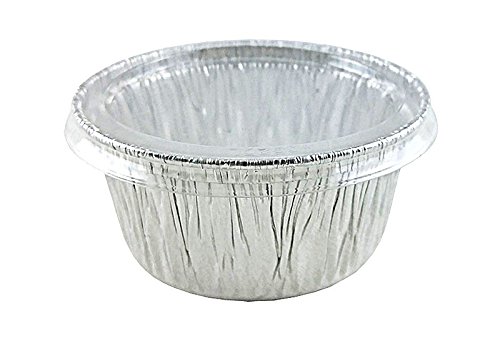 [2615] Durable Packaging 1400-30 4 Oz Aluminum Foil Cup